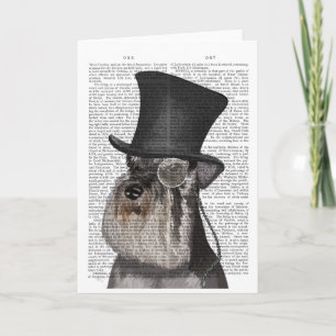 Tarjeta Schnauzer, hebilla formal y Gorra