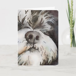 Tarjeta Schnauzer Note