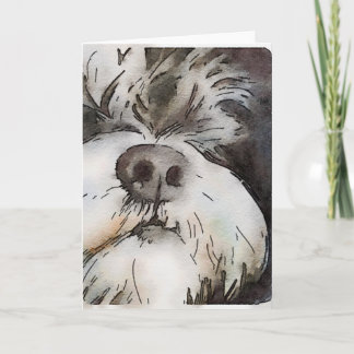 Tarjeta Schnauzer Note