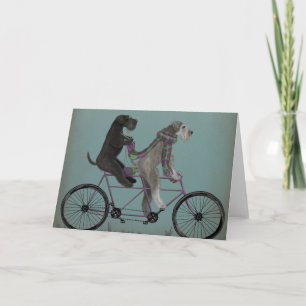 Tarjeta Schnauzer Tandem