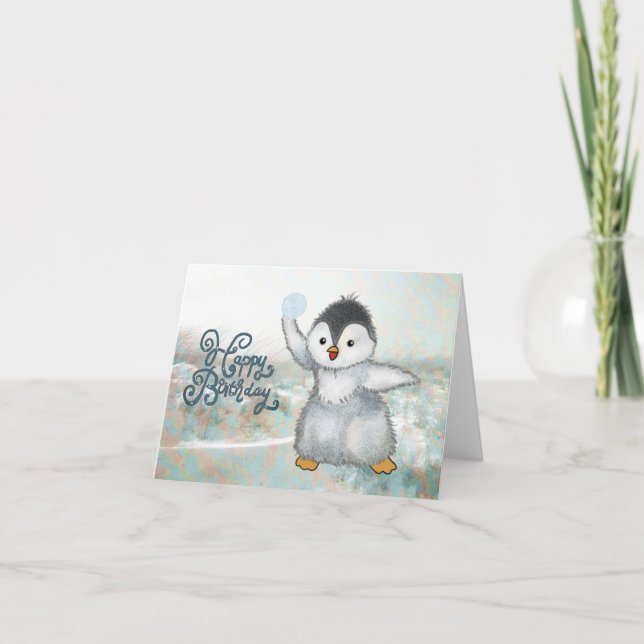 Tarjeta Schneeballschlacht (Anverso)