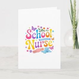 Tarjeta School Nurse Greeting Card
