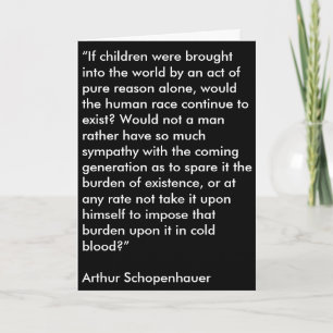 Tarjeta Schopenhauer para el Día de la Madre