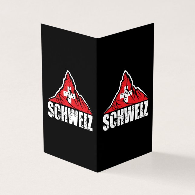 Tarjeta Schweiz Matterhorn Suiza Vintage (Exterior)