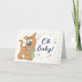 Tarjeta Scooby-Doo Baby Shower