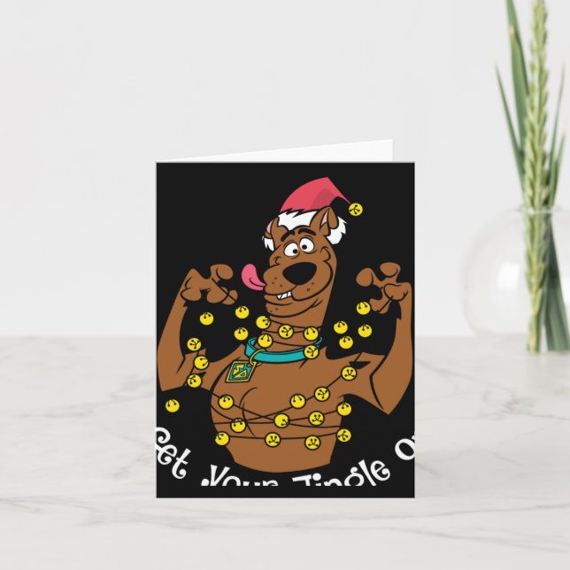 Tarjeta Scooby Doo Get Your Jingle On  (Anverso)