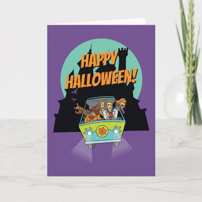 Tarjeta Scooby-Doo "Mysteries Of The Haunted House" (Anverso)