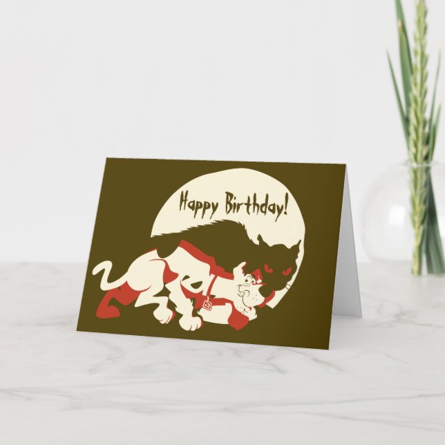 Tarjeta Scooby-Doo "On The Prowl" (Anverso)