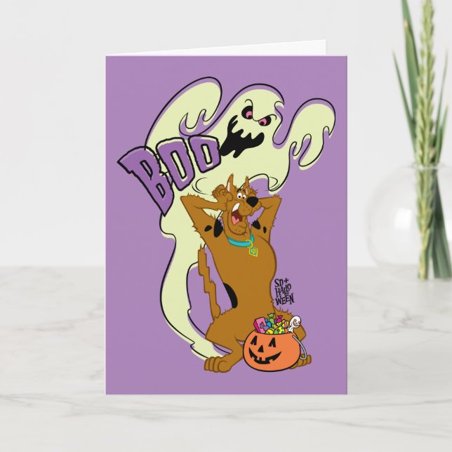 Tarjeta Scooby-Doo | Scooby-Doo Boo (Anverso)