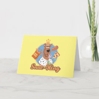 Tarjeta Scooby-Doo Snac-King