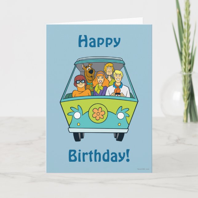 Tarjeta Scooby-Doo y la máquina de misterio de pandillas (Anverso)