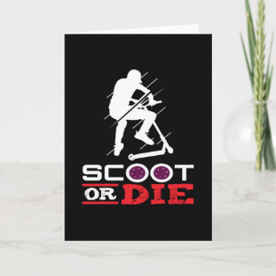 Tarjeta Scoot O Morir Scooter Eléctrico