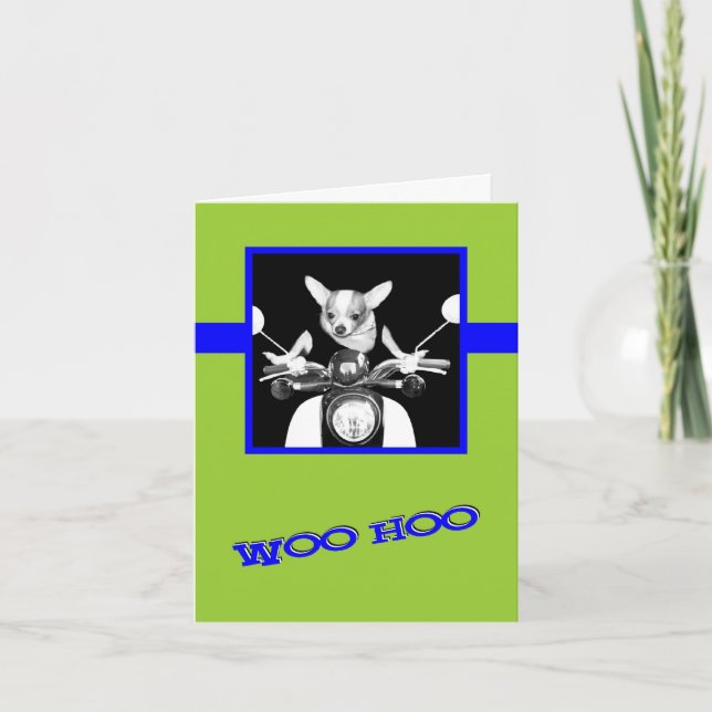 Tarjeta Scooter Chihuahua (Anverso)