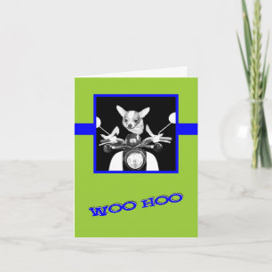 Tarjeta Scooter Chihuahua