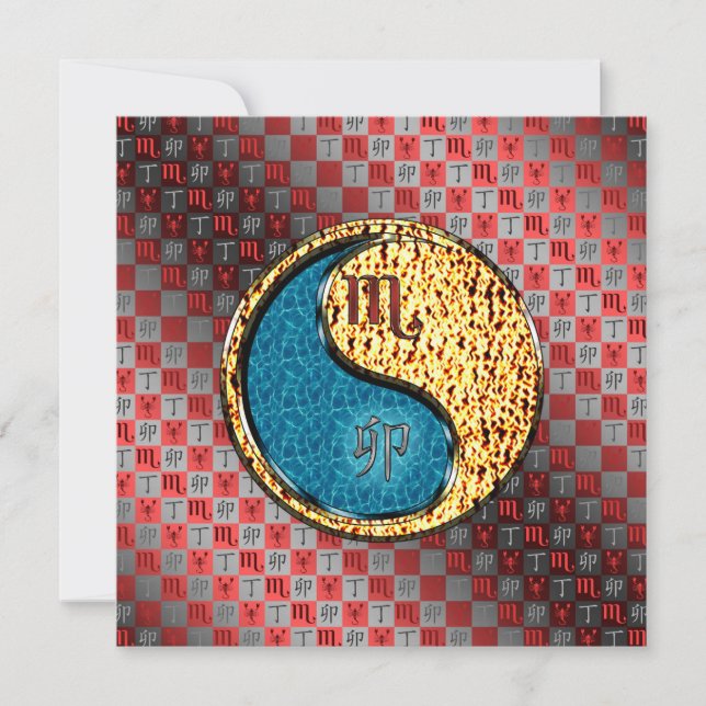 Tarjeta Scorpio & Fire Rabbit (Anverso)