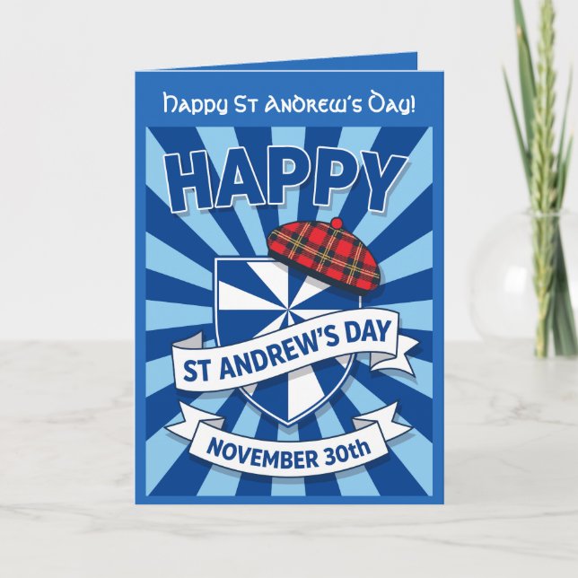 Tarjeta Scotland’s Pride St Andrew’s Day (Anverso)