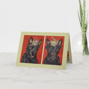 Tarjeta Scotties Nelli y Rosie card