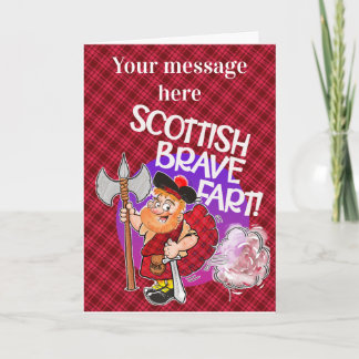 Tarjeta Scottish Bravefart