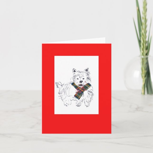 Tarjeta Scotty de Tartán (Anverso)