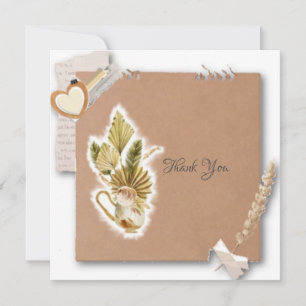 Tarjeta Scrapbook Gracias