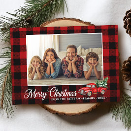 Tarjeta Script de caligrafía Foto Buffalo Truco Rojo Enjui