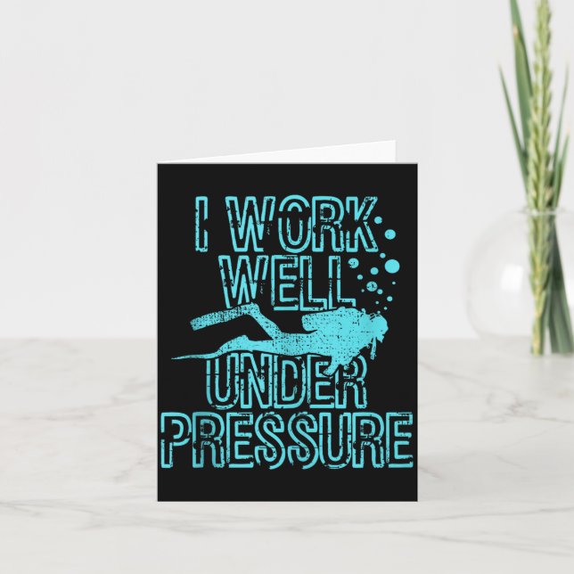 Tarjeta Scuba Diving - Funny Scuba Diver Gift Tank Top  (Anverso)