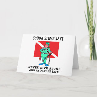 Tarjeta SCUBA Steve