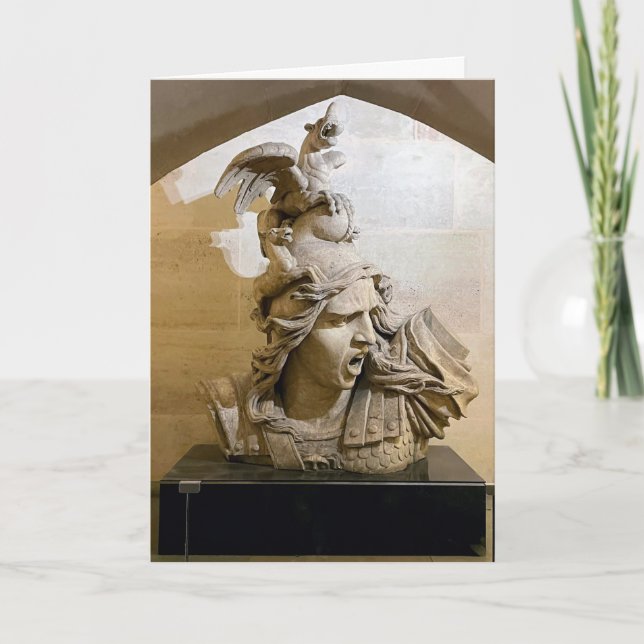 Tarjeta Sculpture inside the Arc de Triomphe (Anverso)