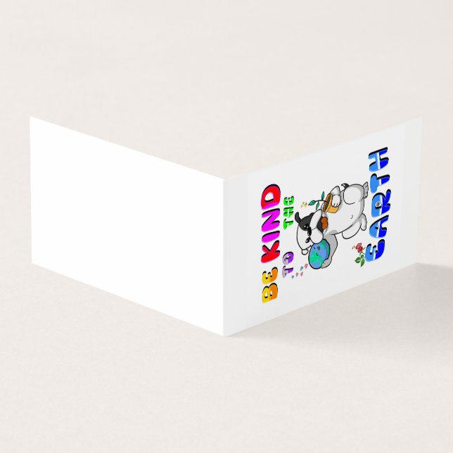Tarjeta Sé Amable Con La Tierra (Exterior)