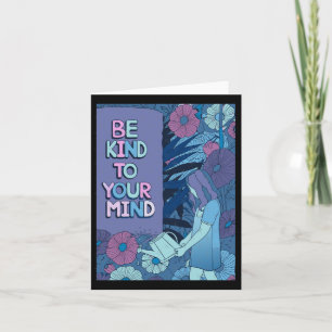 Tarjeta Sé Amable Con Tu Mente - Amor Propio - Salud Menta
