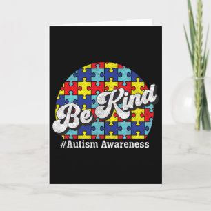 Tarjeta Sé Amable - Conciencia sobre el Autismo - Hombres
