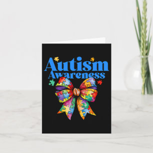 Tarjeta Sé amable de revertir autismo Conciencia Autismo A