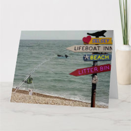 Tarjeta Se fue.Pesca.