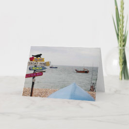 Tarjeta Se fue.Pesca.