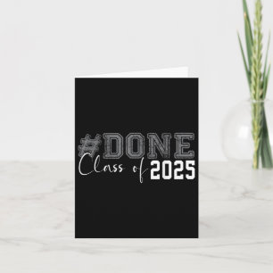 Tarjeta Se Graduó En 2025 Para Su Grado Superior