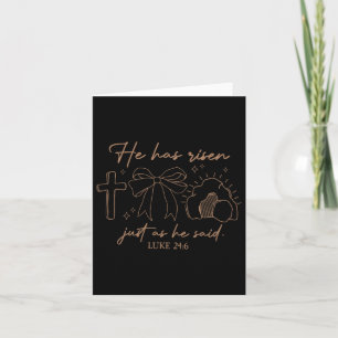 Tarjeta Se Ha Levantado La Biblia Cristiana De Pascua Vers