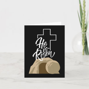Tarjeta Se Levanta 3 Días Jesucristo Feliz Pascua Chris
