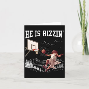 Tarjeta Se Levanta Rizzin En Pascua Jesús Cristiano Fe S