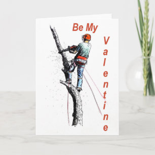 Tarjeta Sé Mi Cirujano de Árboles Arborista San Valentín M