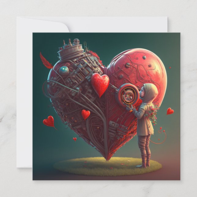 Tarjeta Sé mi San Valentín (Anverso)