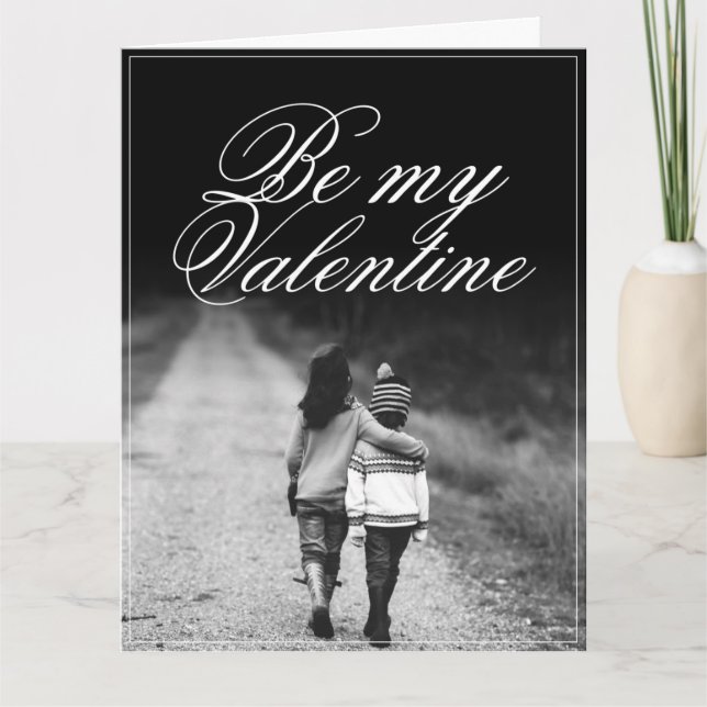 Tarjeta Sé Mi San Valentín - Juntos (Anverso)