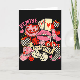 Tarjeta Sé Mi San Valentín Retro Coquette Howdy Western Va