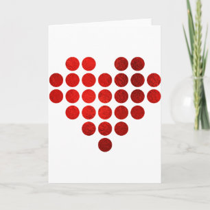 Tarjeta Sé Mi San Valentín Rojo Falso Texto De Puntos De H