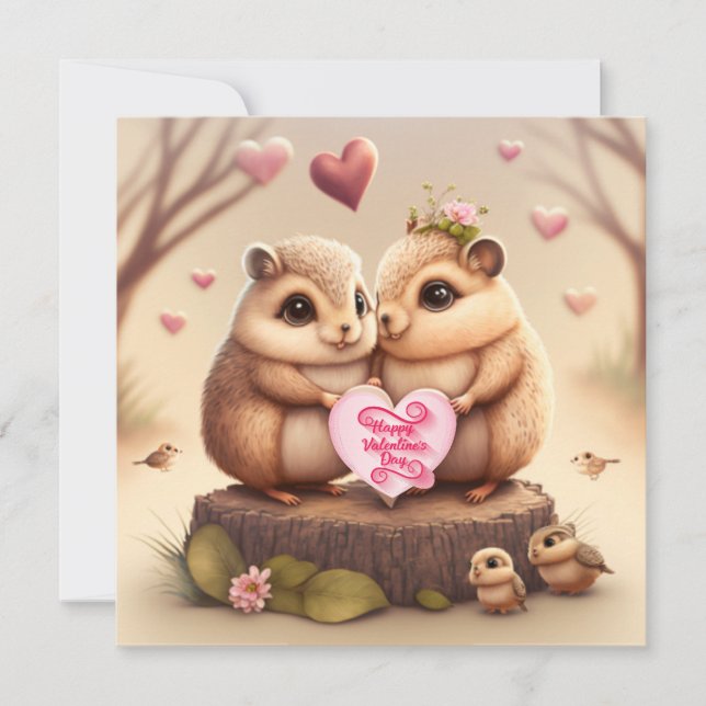 Tarjeta Sé mi Valentine (Anverso)