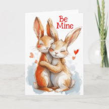 Sé Mía: Adorables conejitos abrazándose