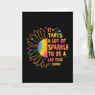Tarjeta Se Necesita Mucho Técnico De Laboratorio Espumoso