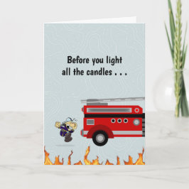 Tarjeta ¿Se necesita permiso de incendio para las velas de