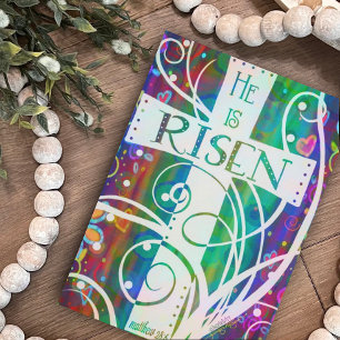 Tarjeta Se pone de pie la Bonito la Pascua de la Inespirit