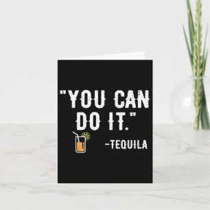 Tarjeta Se puede hacer Tequila Fiesta mexicana Cinco De Ma
