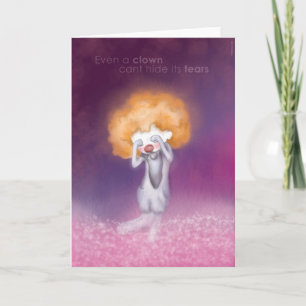 Tarjeta Sé que estás triste